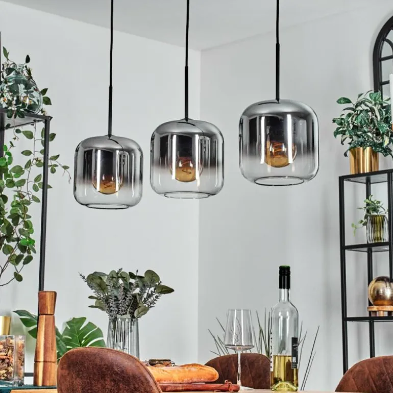 Lauden Suspension Chrome, Clair, 3 lumières