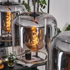 Lauden Suspension Clair, Fumé, 4 lumières