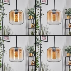 Lauden Suspension Noir, 3 lumières