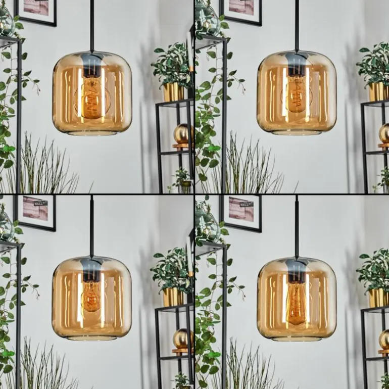 Lauden Suspension Noir, 3 lumières
