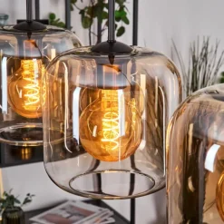 Lauden Suspension Noir, 4 lumières