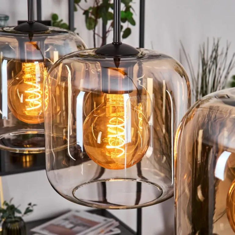 Lauden Suspension Noir, 4 lumières