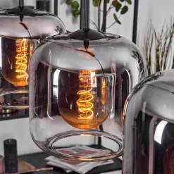 Lauden Suspension Noir, 4 lumières