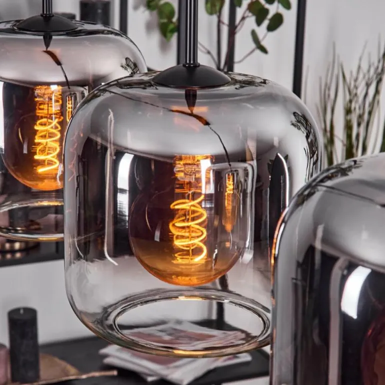 Lauden Suspension Noir, 4 lumières