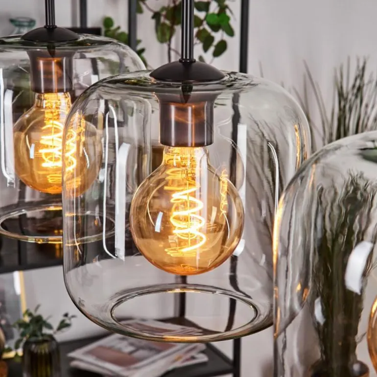 Lauden Suspension Noir, 4 lumières