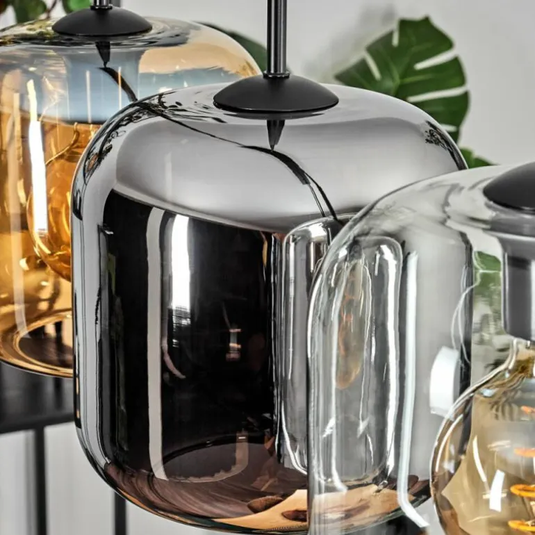 Lauden Suspension Noir, 5 lumières