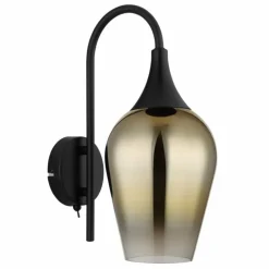 Lavus Applique murale Luminaires Globo Lighting Noir, 1 lumière