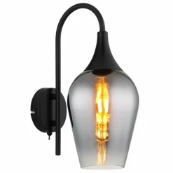Lavus Applique murale Luminaires Globo Lighting Noir, 1 lumière