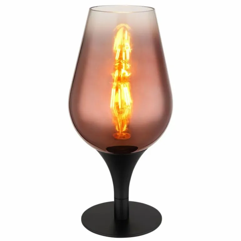 Lavus Lampe à poser Luminaires Globo Lighting Noir, 1 lumière