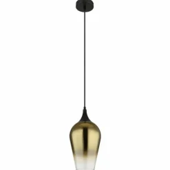 Lavus Suspension Luminaires Globo Lighting Noir, 1 lumière