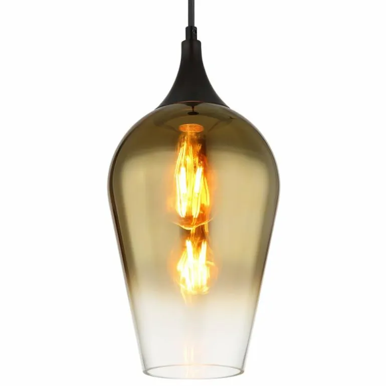 Lavus Suspension Luminaires Globo Lighting Noir, 1 lumière