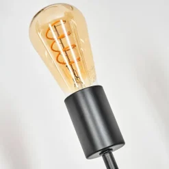 Limmingen Lampadaire Bois clair, Noir, 3 lumières