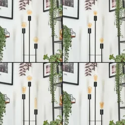 Limmingen Lampadaire Noir, 3 lumières