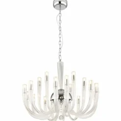 Lustre Globo AKKO Chrome, 18 lumières