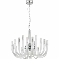 Lustre Globo AKKO Chrome, 18 lumières