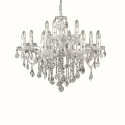 Lustre Ideal Lux FLORIAN Chrome, 12 lumières