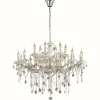 Lustre Ideal Lux FLORIAN Chrome, 18 lumières
