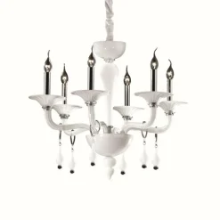 Lustre Ideal Lux MIRAMARE Chrome, 6 lumières