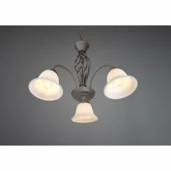 Lustre Trio-Leuchten Rustica Rouille, 3 lumières