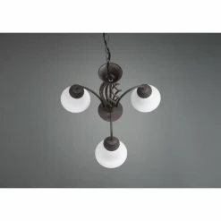 Lustre Trio-Leuchten Rustica Rouille, 3 lumières