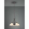 Lustre Trio-Leuchten Rustica Rouille, 5 lumières