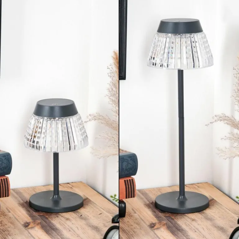 Macos Lampe de bureau, Lampe à poser, Liseuse LED Anthracite, 1 lumière