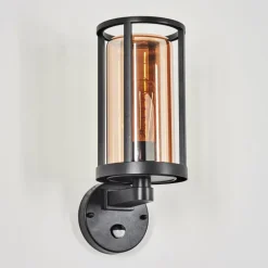Martinha Lampe murale d´extérieur Noir, 1 lumière, Détecteur de mouvement