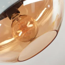 Mertola Plafonnier, Boule lumineuse Ambre, 1 lumière