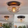 Mertola Plafonnier, Boule lumineuse Ambre, Clair, 1 lumière