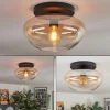 Mertola Plafonnier, Boule lumineuse Ambre, Clair, 1 lumière