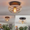 Mertola Plafonnier, Boule lumineuse Ambre, Clair, 1 lumière