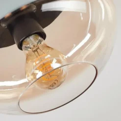 Mertola Plafonnier, Boule lumineuse Ambre, Clair, 1 lumière