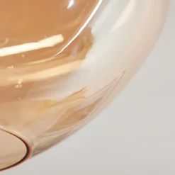 Mertola Plafonnier, Boule lumineuse Ambre, 1 lumière