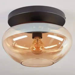 Mertola Plafonnier, Boule lumineuse Ambre, 1 lumière