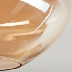 Mertola Plafonnier, Boule lumineuse Ambre, 1 lumière