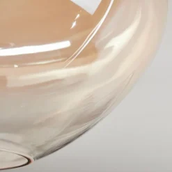 Mertola Plafonnier, Boule lumineuse Ambre, Clair, 1 lumière