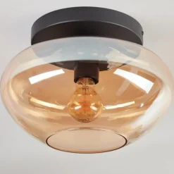 Mertola Plafonnier, Boule lumineuse Ambre, 1 lumière