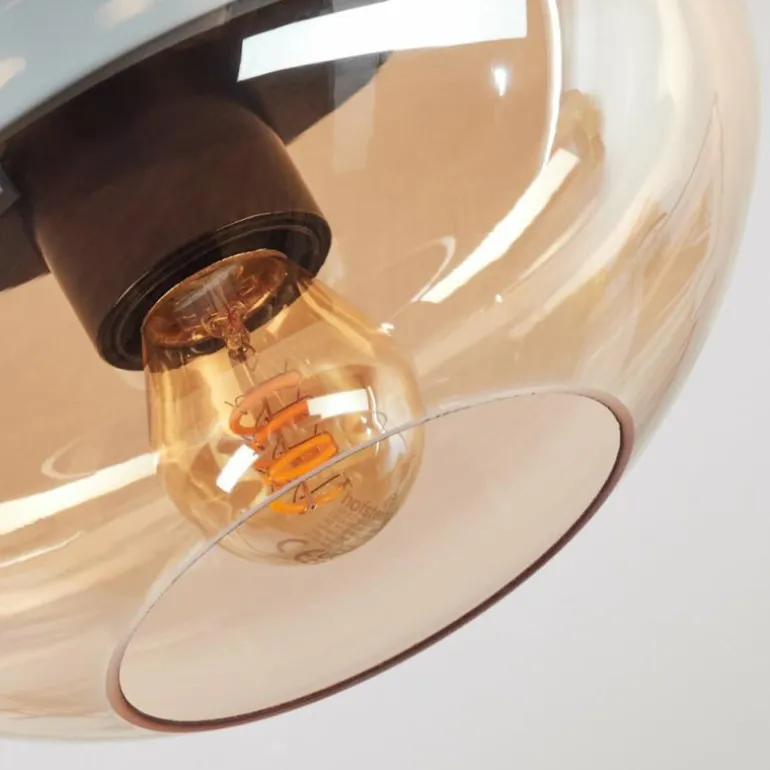 Mertola Plafonnier, Boule lumineuse Ambre, 1 lumière