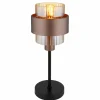 Milley Lampe à poser Luminaires Globo Lighting Noir, 1 lumière