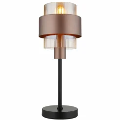 Milley Lampe à poser Luminaires Globo Lighting Noir, 1 lumière