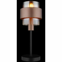 Milley Lampe à poser Luminaires Globo Lighting Noir, 1 lumière