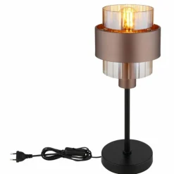 Milley Lampe à poser Luminaires Globo Lighting Noir, 1 lumière