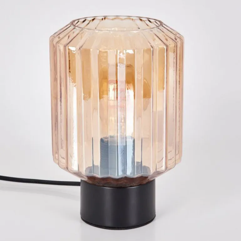 Moruja Lampe à poser Noir, 1 lumière