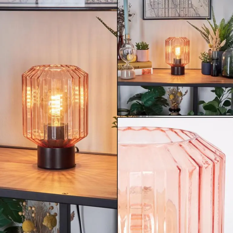 Moruja Lampe à poser Noir, 1 lumière