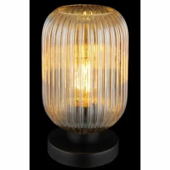 Normy Lampe à poser Luminaires Globo Lighting Noir, 1 lumière