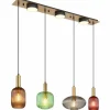 NORMY Suspension Luminaires Globo Lighting Laiton, 4 lumières