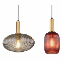 NORMY Suspension Luminaires Globo Lighting Laiton, 4 lumières