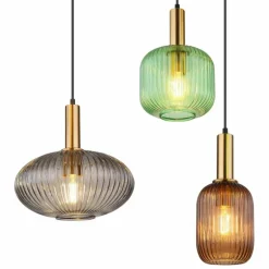 NORMY Suspension Luminaires Globo Lighting Laiton, 6 lumières