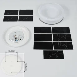 Numéro d'adresse éclairé Eppeland LED Anthracite, 1 lumière