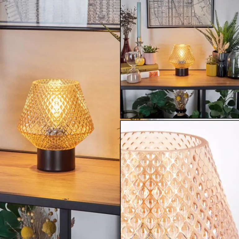 Paderne Lampe à poser Noir, 1 lumière
